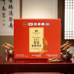 Trang chủ/Shop Sức Khỏe/Nhân Sâm Hàn Quốc/Cao Hồng Sâm Hàn Quốc/Cao Hồng Sâm Đông Trùng Hạ Thảo HankwanjanG Premium 365 Korean Red Ginseng & Cordyceps (2 Lọ x 240gr) Cao Hồng Sâm Đông Trùng Hạ Thảo HankwanjanG