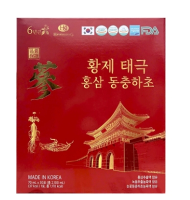 Nước Thiên Sâm Đông Trùng Hankwanjang Hàn Quốc (30 gói x 70ml)